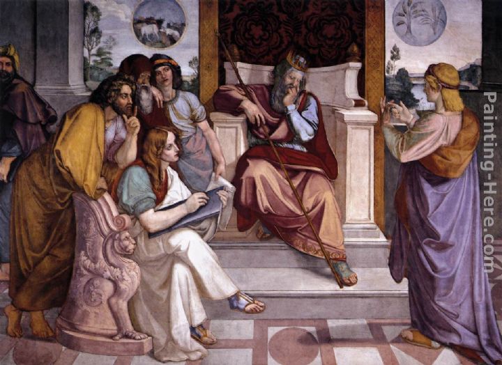 Joseph Interpreting Pharaoh's Dream painting - Peter von Cornelius Joseph Interpreting Pharaoh's Dream art painting
